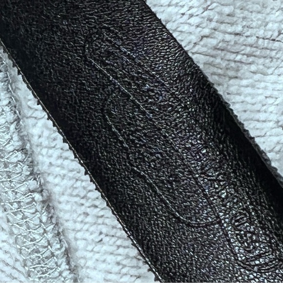 CHROME HEARTS Leather Cross Script Grey Sweatpants Tracksuit Pants Men's Size S - Picture 7 of 16